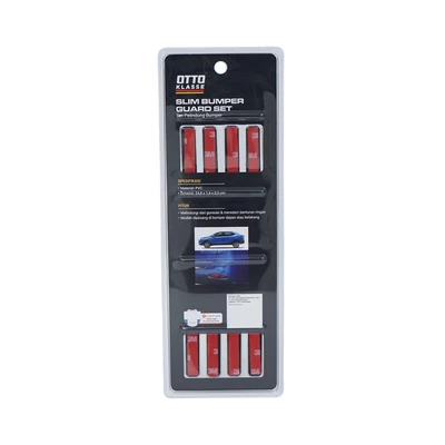 Gambar Otto Klasse Set 4 Pcs Pelindung Bumper Mobil Slim - Hitam