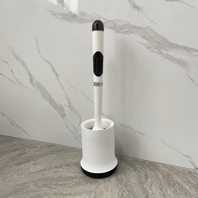 Gambar Proclean Sikat Toilet Dengan Dispenser Sabun - Hitam/Putih