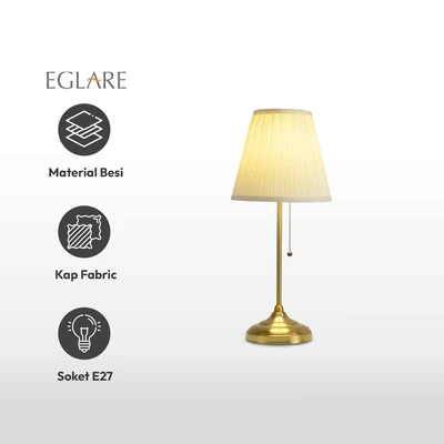 Gambar Eglare Spencer Lampu Meja - Brass