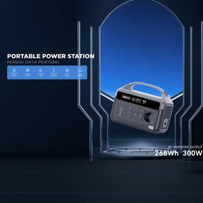 Gambar Powerlite Power Station Baterai Portabel 300 Watt Tps-start300