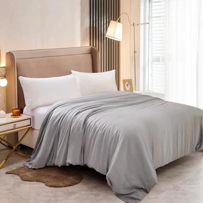 Gambar Informa 210x210 cm Duvet Cover 460 TC Grey - Tencel Lyocell
