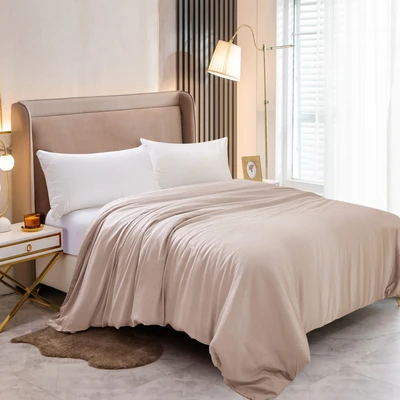 Gambar Informa 260x230 cm Duvet Cover 460 TC Pink - Tencel Lyocell