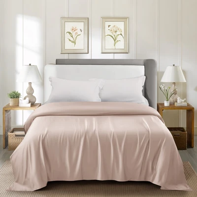 Gambar Informa 240x210 cm Duvet Cover 460 TC Pink - Tencel Lyocell