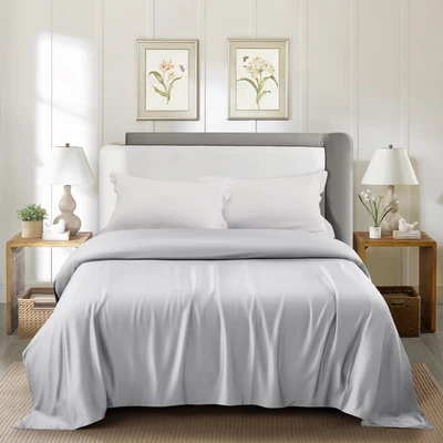 Gambar Informa 260x230 cm Duvet Cover 460 TC Bluegrey - Tencel Lyocell