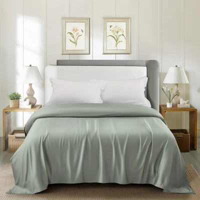 Gambar Informa 260x230 cm Duvet Cover 460 Tc Sage - Tencel Lyocell