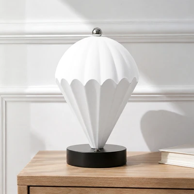 Gambar APA Lampu Meja LED 3 Warna Rechargeable Air Baloon - Putih