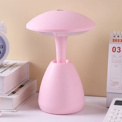 Gambar Apa Lampu Meja Led Rechargeable Ufo 3cct - Pink