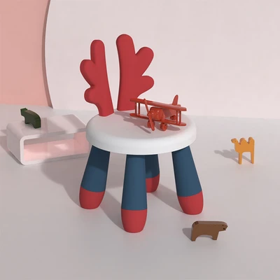Gambar Informa Kira Kursi Anak Deer - Merah