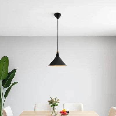 Gambar Eglare Tica Lampu Gantung E27 - Hitam