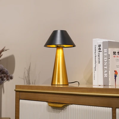 Gambar Eglare Darcy Lampu Meja E27 - Hitam/brass