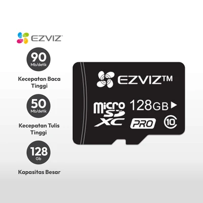 Gambar Ezviz 128gb Memory Card Smart Micro Sd