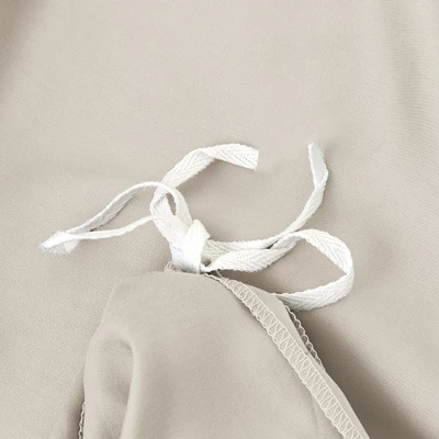 Gambar Informa 210x210 cm Duvet Cover 460 Tc Ivory - Tencel Lyocell