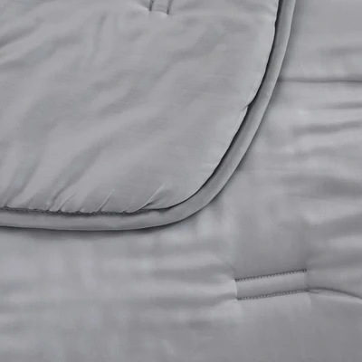 Gambar Informa 210x210 cm Bed Cover 460 Tc Grey - Tencel Lyocell