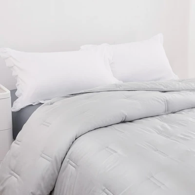 Gambar Informa 210x210 cm Bed Cover 460 Tc Bluegrey - Tencel Lyocell