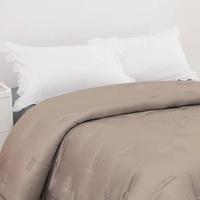 Gambar Informa 210x210 cm Bed Cover 460 Tc Brown - Tencel Lyocell