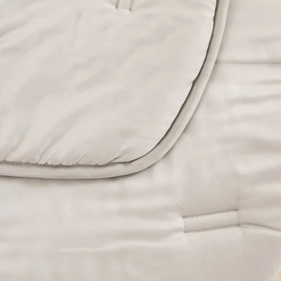 Gambar Informa 210x210 cm Bed Cover 460 Tc Ivory - Tencel Lyocell