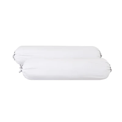 Gambar Informa 37x102 cm Set 2 Pcs Sarung Guling 460 Tc White - Tencel Lyocell