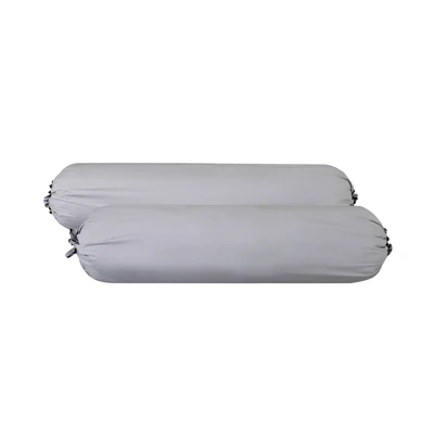 Gambar Informa 37x102 cm Set 2 Pcs Sarung Guling 460 Tc Grey - Tencel Lyocell