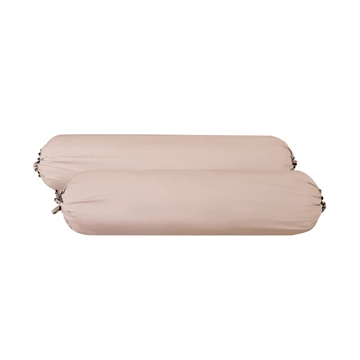 Gambar Informa 37x102 cm Set 2 Pcs Sarung Guling 460 Tc Pink - Tencel Lyocell