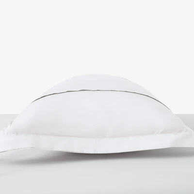 Gambar Informa 50x75 cm Set 2 Pcs Sarung Bantal 460 Tc White - Tencel Lyocell