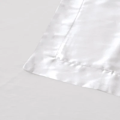 Gambar Informa 50x75 cm Set 2 Pcs Sarung Bantal 460 Tc White - Tencel Lyocell