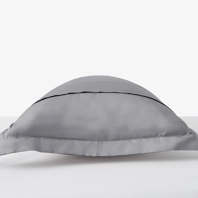 Gambar Informa 50x75 cm Set 2 Pcs Sarung Bantal 460 Tc Grey - Tencel Lyocell