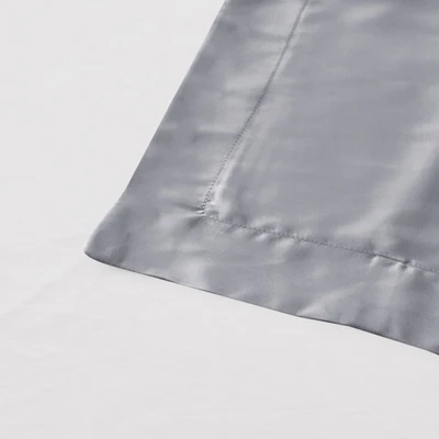 Gambar Informa 50x75 cm Set 2 Pcs Sarung Bantal 460 Tc Grey - Tencel Lyocell