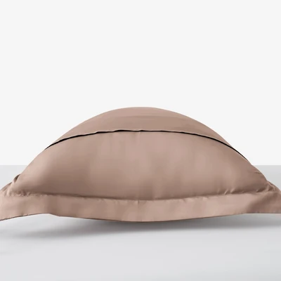 Gambar Informa 50x75 cm Set 2 Pcs Sarung Bantal 460 Tc Brown - Tencel Lyocell
