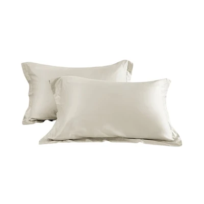 Gambar Informa 50x75 cm Set 2 Pcs Sarung Bantal 460 Tc Ivory - Tencel Lyocell