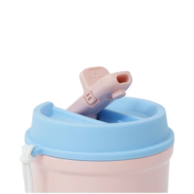 Gambar Kris Monday Mug Vacuum Flask Stainless Steel Dengan Sedotan 450 ml - Pink