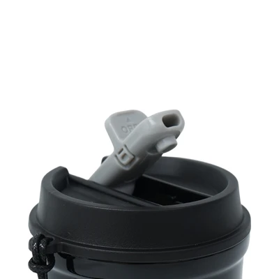 Gambar Kris Monday Mug Vacuum Flask Stainless Steel Dengan Sedotan 450 ml - Hitam