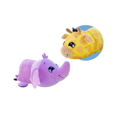 Gambar Flipazoo Mushmillows Boneka Hewan Jazzy Giraffe 0997