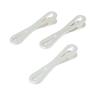 Gambar Ataru Jepit Rambut Ribbon Set 3 pcs - Silver