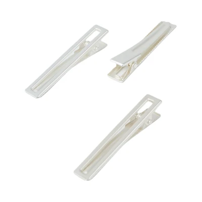 Gambar Ataru Jepit Rambut Rectangle Set 3 pcs - Silver