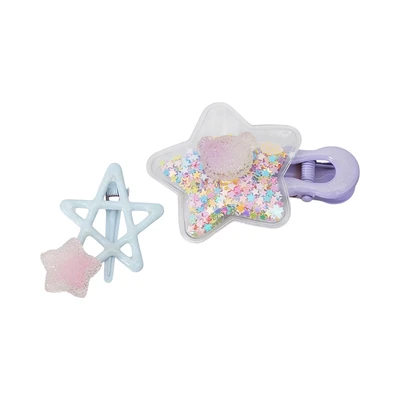 Gambar Ataru Jepit Rambut Star Set 2 pcs - Biru