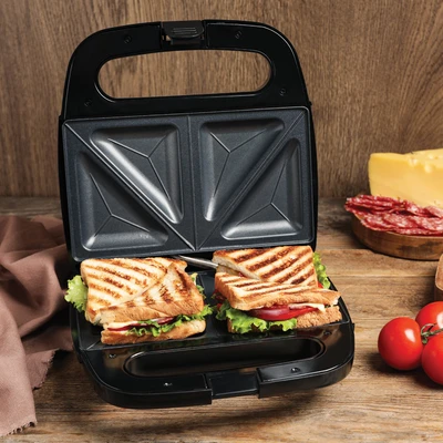 Gambar Kris Toaster Sandwich 2 Slice - Hitam Deep