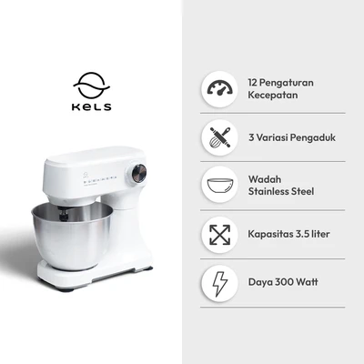 Gambar Kels Darrel Stand Mixer - Putih