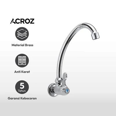 Gambar Acroz 16.5 cm Keran Dapur Chrome