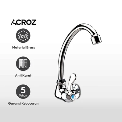 Gambar Acroz Keran Dapur Chrome 118-f20