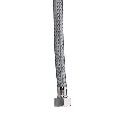 Gambar Fosa 30 cm Selang Inlet Fleksibel 1/2 Inch H38 - Silver
