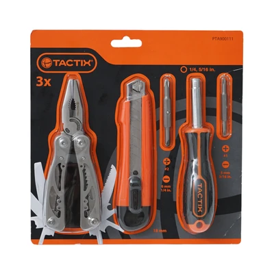 Gambar Tactix Perkakas Rumah Set 3 pcs - Oranye