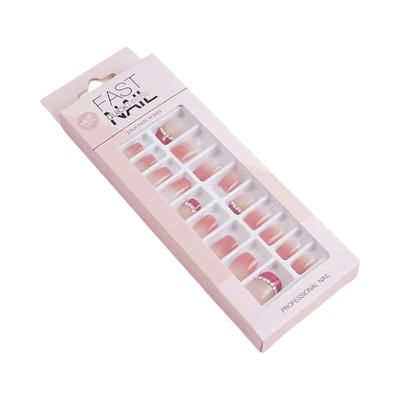 Gambar Ataru Kuku Palsu Mix French Set 24 pcs - Putih