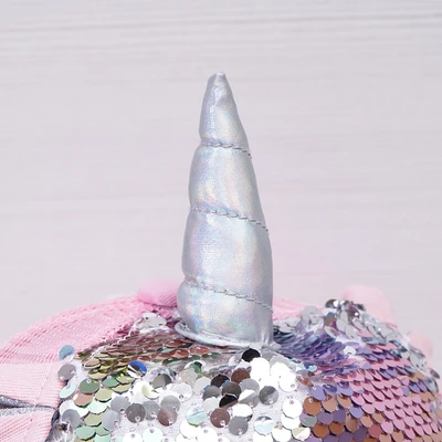 Gambar Ataru Topi Baseball Anak Unicorn Sequin - Pink