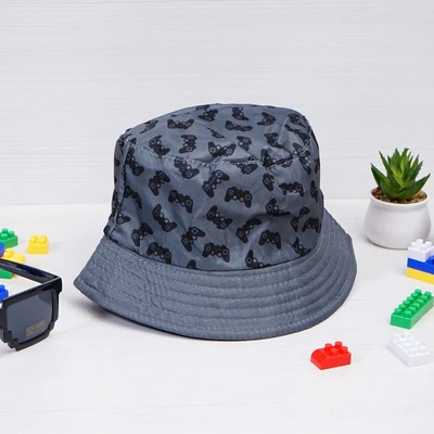 Gambar Ataru Set Topi Bucket & Kacamata Anak Game - Biru