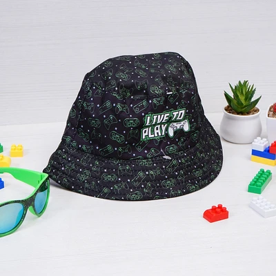 Gambar Ataru Set Topi Bucket & Kacamata Anak Game - Hijau