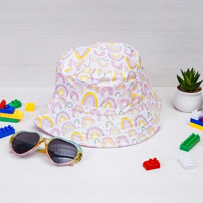 Gambar Ataru Set Topi Bucket & Kacamata Anak Rainbow - Mix