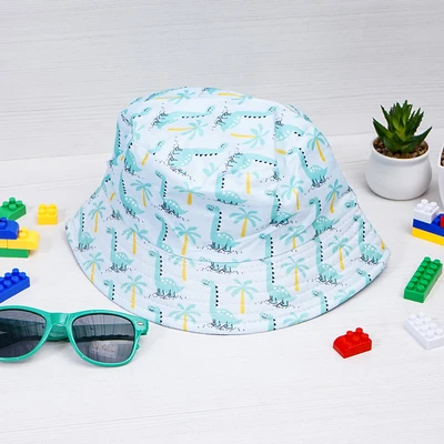 Gambar Ataru Set Topi Bucket & Kacamata Anak Dino 2 - Hijau