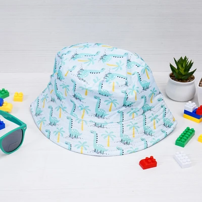 Gambar Ataru Set Topi Bucket & Kacamata Anak Dino 2 - Hijau