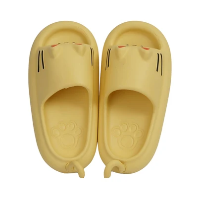Gambar Ataru Ukuran 35/36 Sandal Wanita Slippers Cat - Kuning