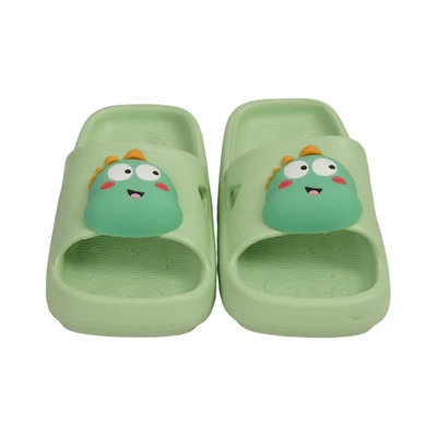 Gambar Ataru Ukuran 28/29 Sandal Anak Slides Dino - Hijau